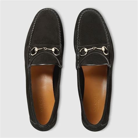 gucci suede loafers women